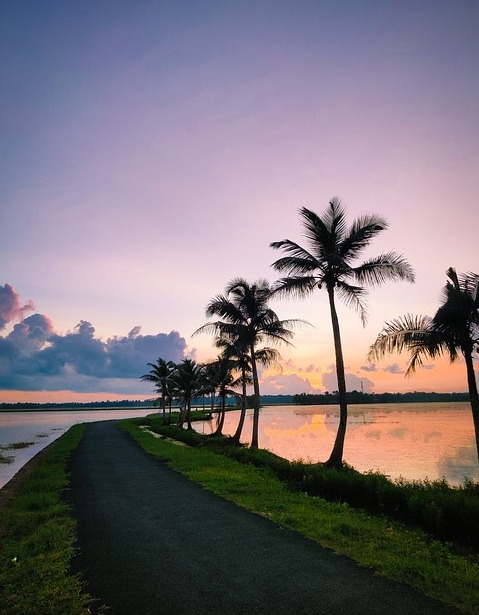 coucher de soleil au Kerala (2)